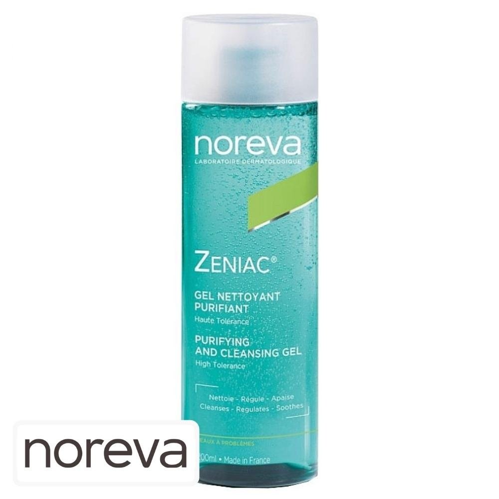 noreva – zeniac gel nettoyant purifiant – 200ml