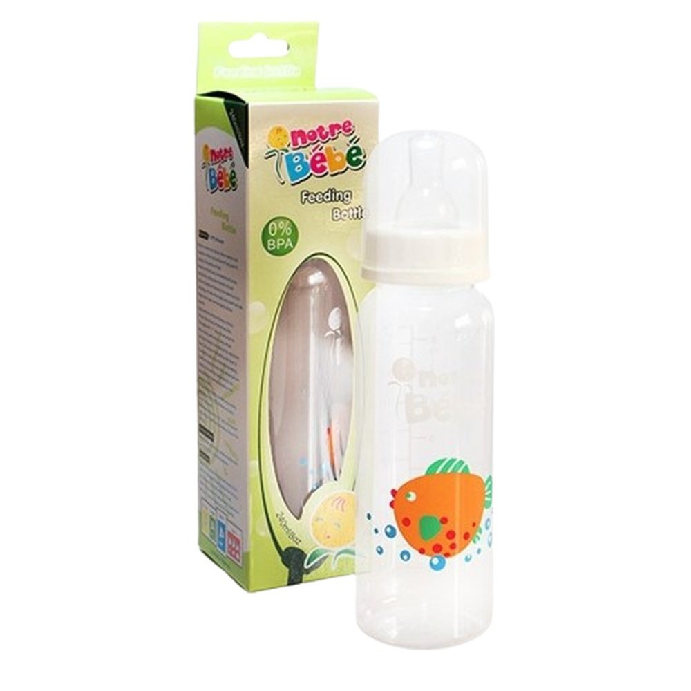 notre bebe – biberon en verre pm – 120ml