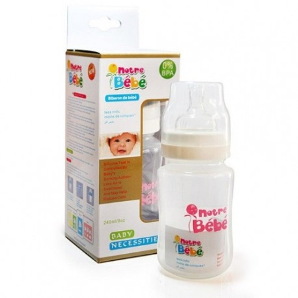 notre bebe – biberon simple +3m – 240ml