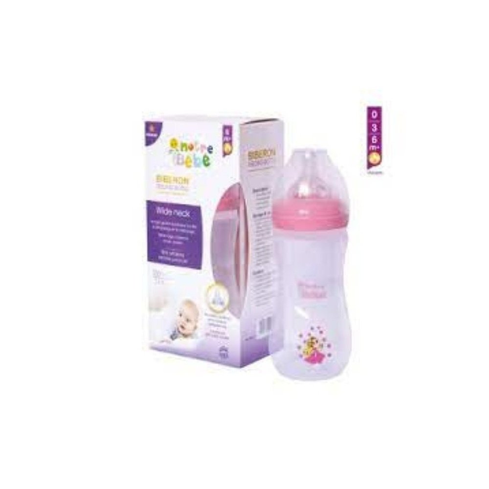 notre bebe – biberon wide neck +6m – 330ml