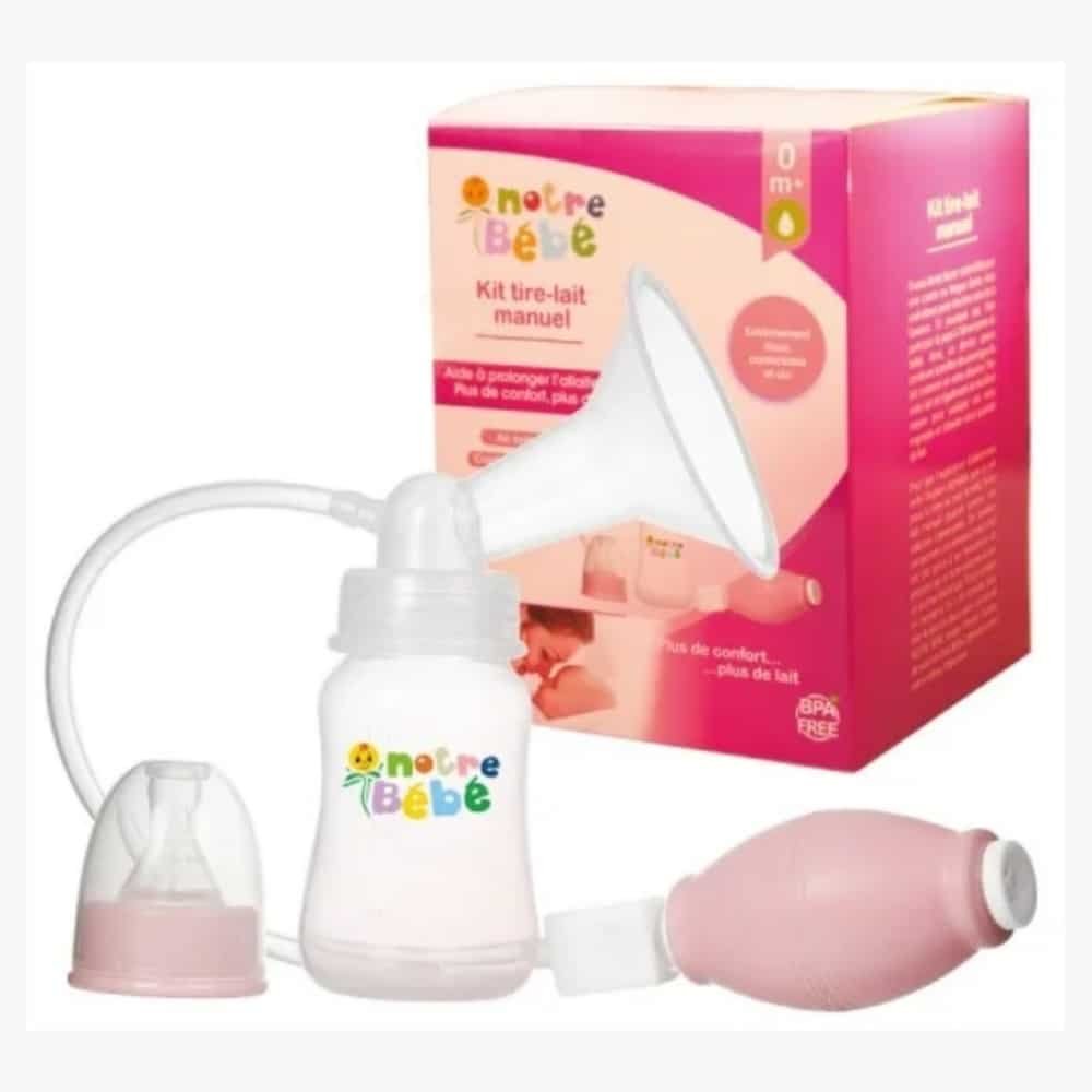 notre bebe – kit tire lait manuel pm 0mois+ – 1u