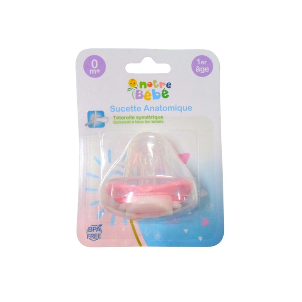 notre bebe – sucette anatomique 1er age +0mois