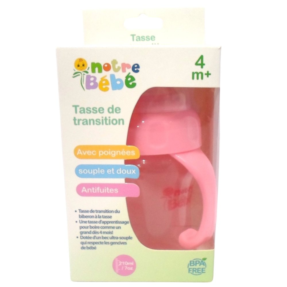 notre bebe – tasse de transition +4m – 210ml