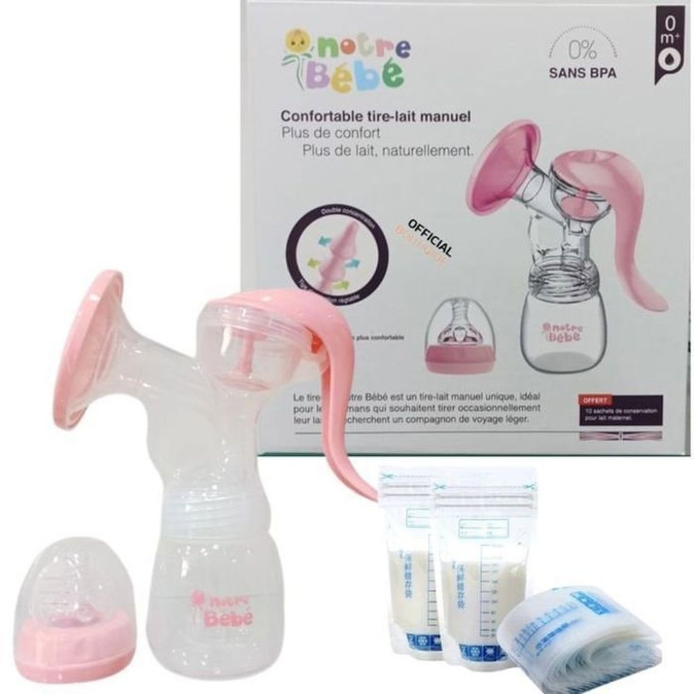 notre bebe – tire lait confortable manuel+ reglable