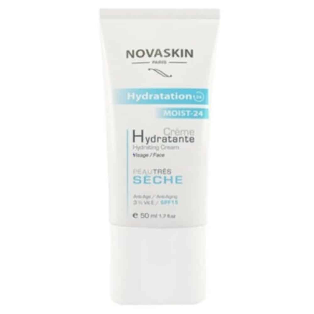 novaskin – creme hydratante peau seche 24h – 50ml