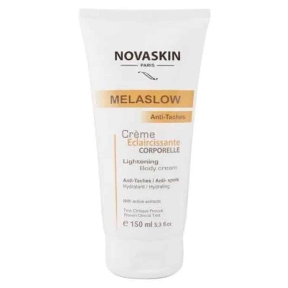 novaskin – melaslow creme eclaircissante anti taches corporelle – 150ml