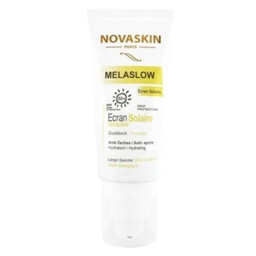 novaskin – melaslow ecran solaire anti taches spf50+ – 50ml