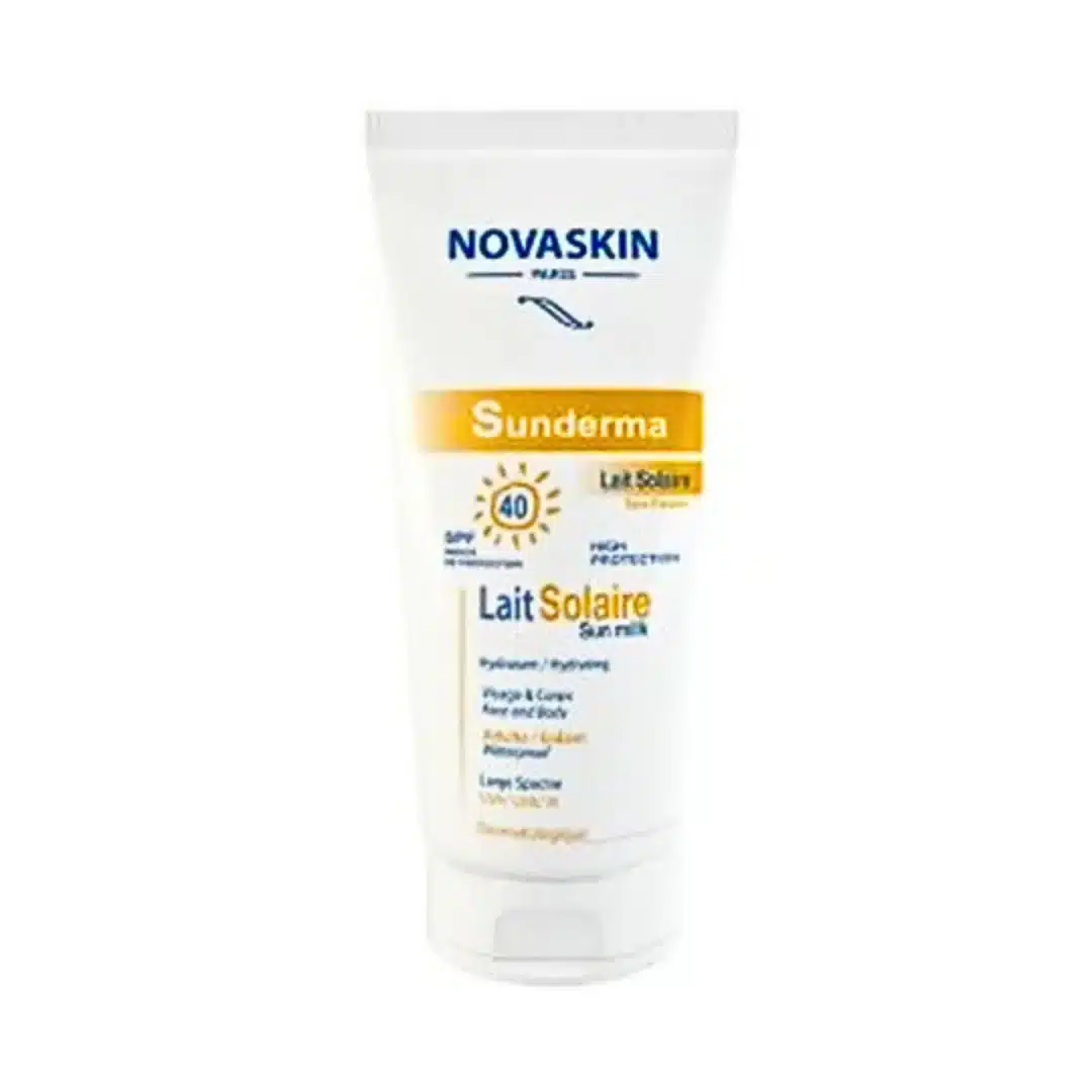 novaskin – sunderma lait solaire spf40 – 150ml
