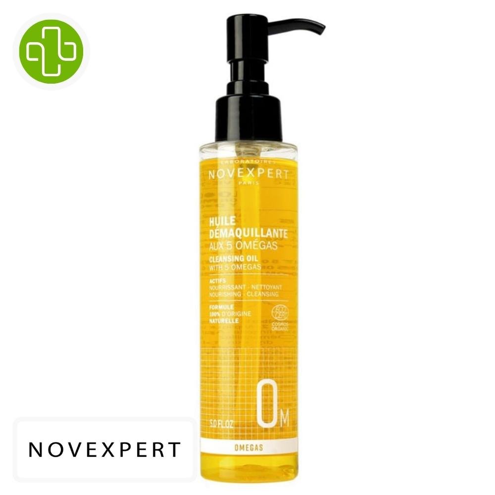 novexpert – (om) omegas huile demaquillante aux 5 omegas – 150ml