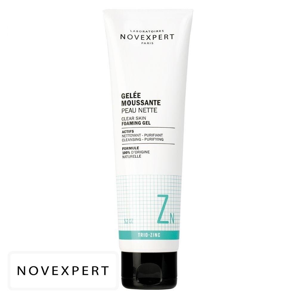 novexpert – (zn) trio zinc gelee moussante peau nette – 150g