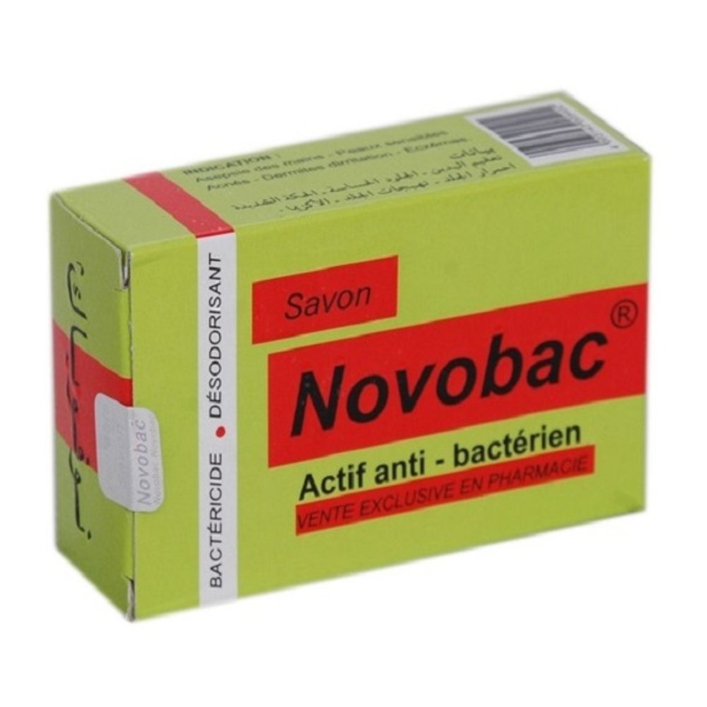novobac – savon actif anti bacterien – 100g