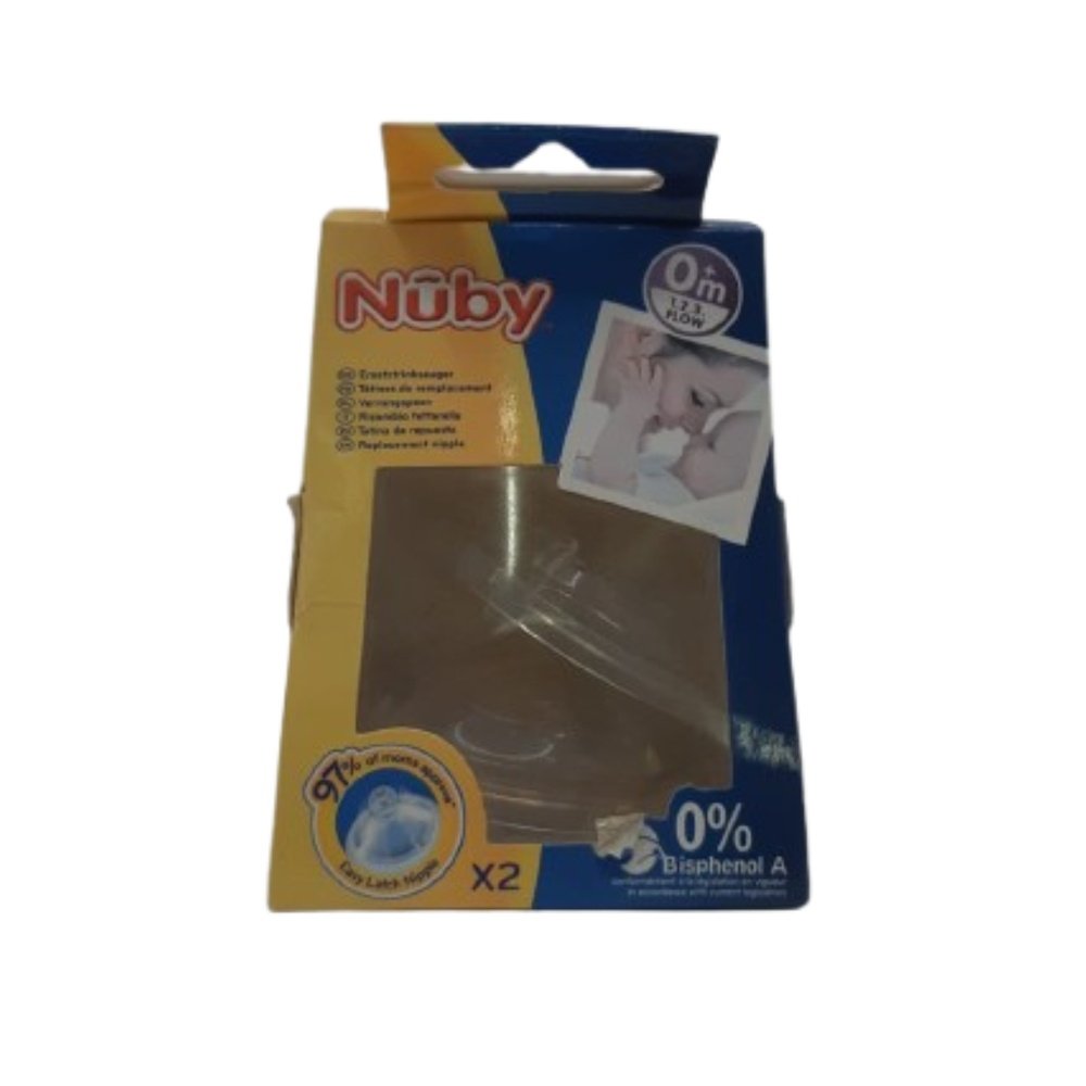 nuby – 2tetines de remplacement sft flex +0m id0018
