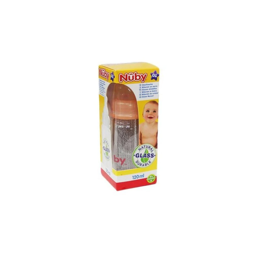nuby – bib verre standard 120ml+0m id1178