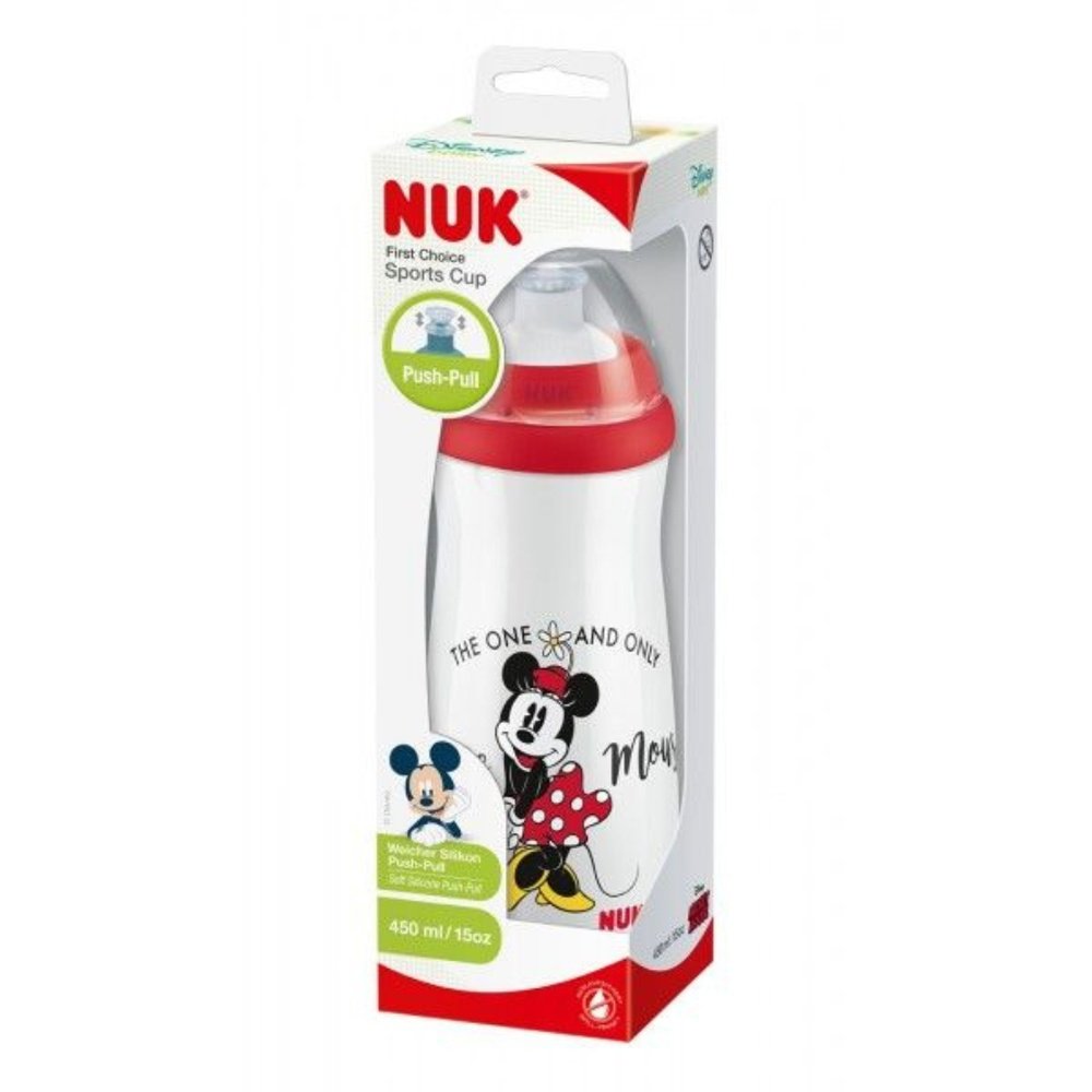 nuk – sports cup push pull mickey 450ml 10255413