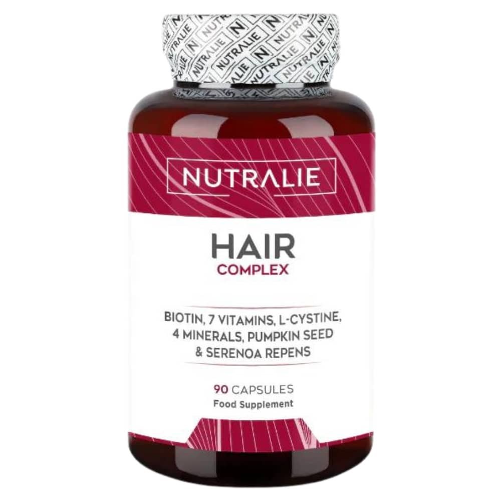 nutralie – hair complexe biotine, 7 vitamines et 4 mineraux – 90 capsules