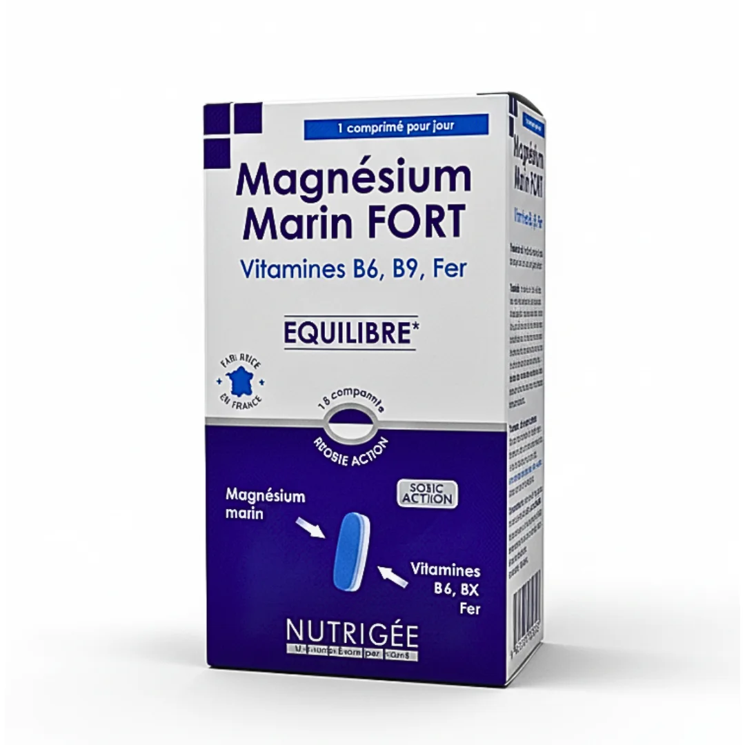 nutrigee – magnesium marin fort – 15 comprimes