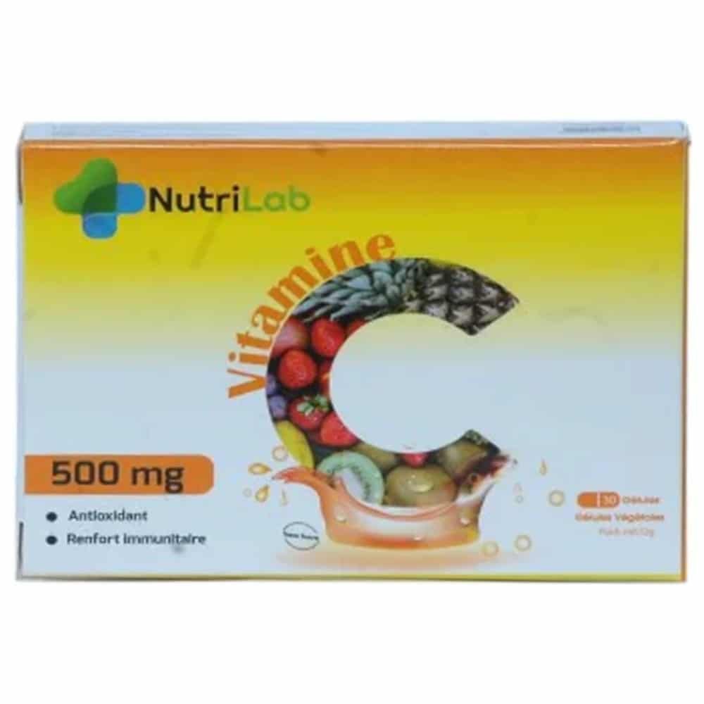 nutrilab – acerola vitamine c – 30 gelules