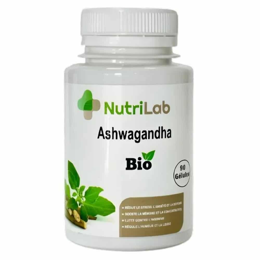 nutrilab – ashwagandha bio – 90 gelules