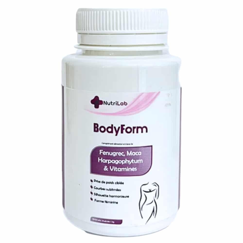 nutrilab – bodyform, fenugrec, maca, harpogophytum et vitamines – 90 gelules