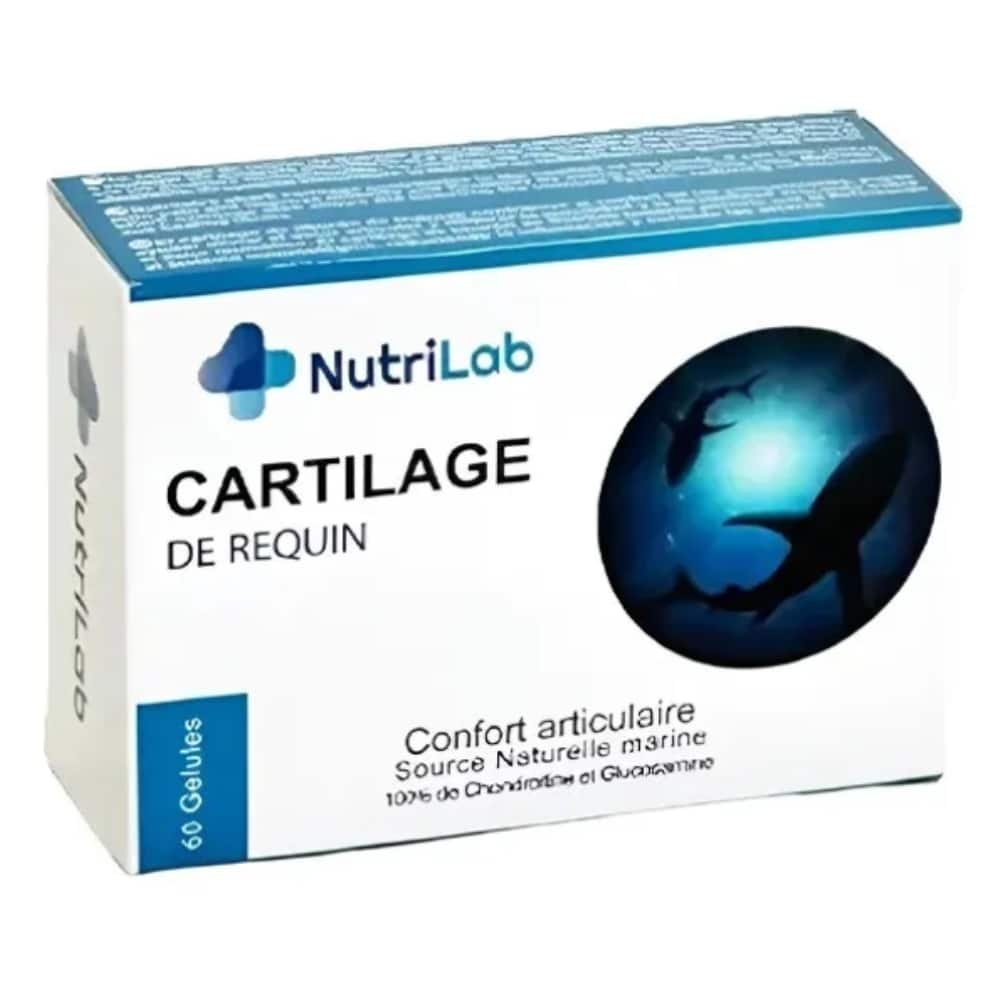 nutrilab – cartilage de requin – 60 gelules