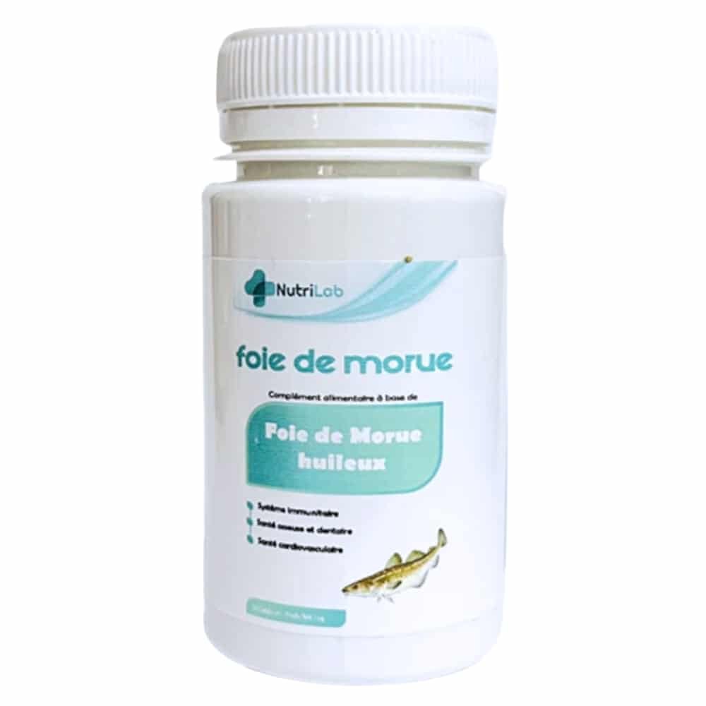 nutrilab – foie de morue huileux – 30 capsules