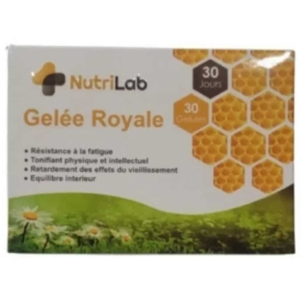 nutrilab – gelee royale pollen – 30 gelules