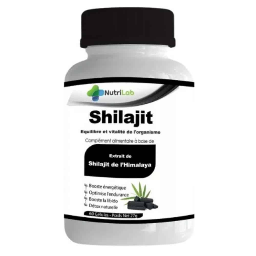 nutrilab – shilajit equilibre et vitalite de l’organisme – 60 gelules