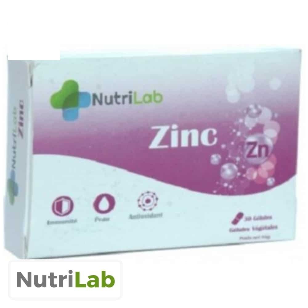 nutrilab – zinc zn – 30 gelules