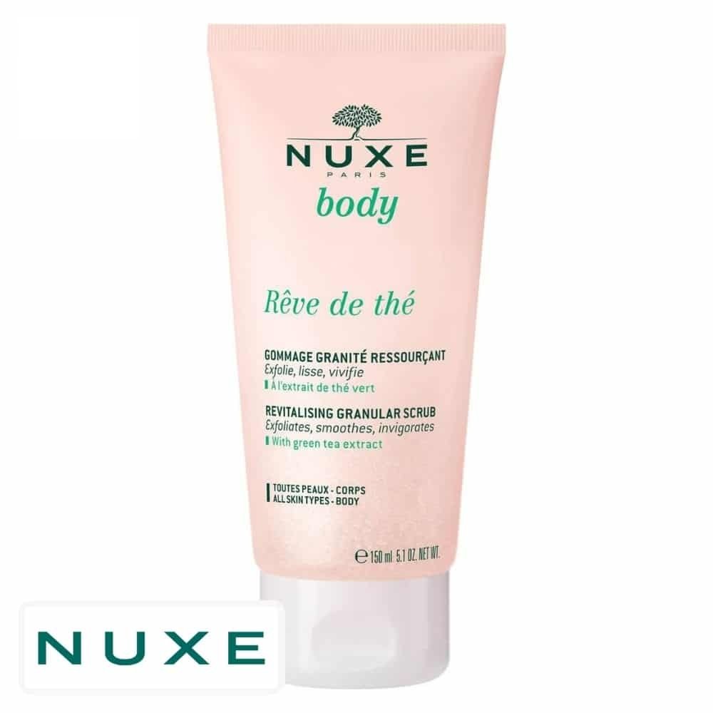 nuxe – body reve de the gommage granite ressourcant – 150ml