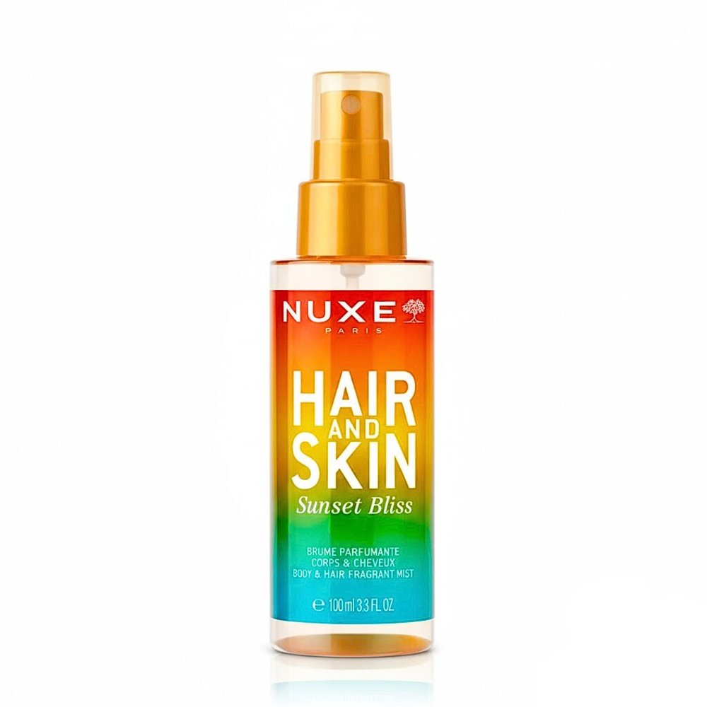 nuxe – hair et skin brume parfun sunset bliss – 100ml