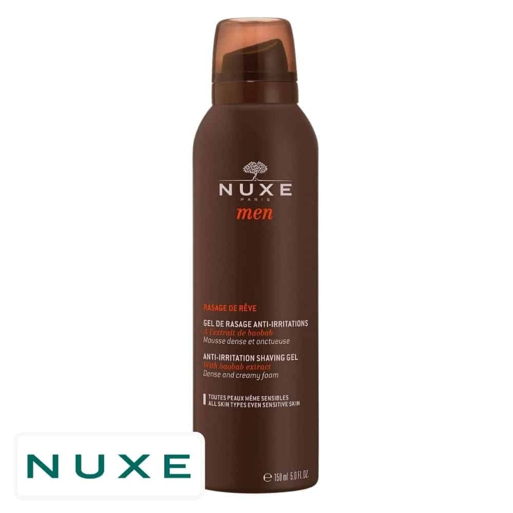 nuxe – men rasage de reve gel de rasage anti irritations – 150ml