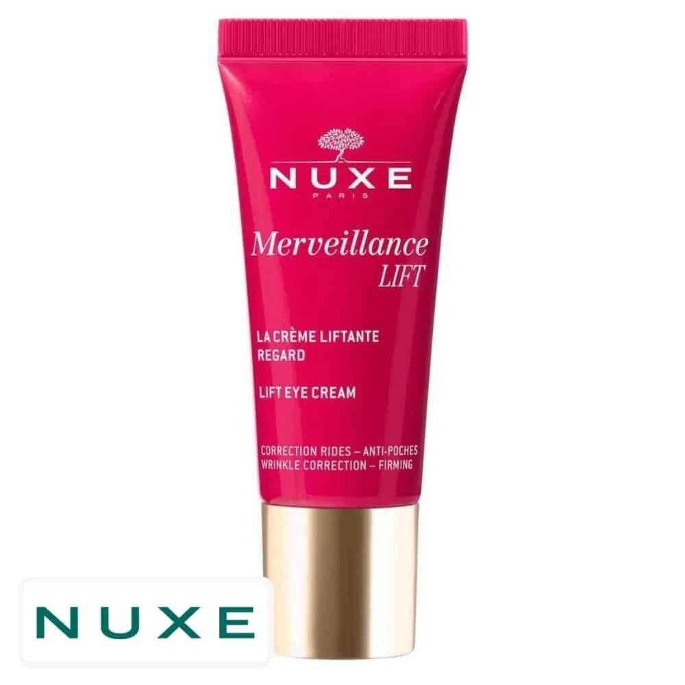 nuxe – merveillance lift la creme liftante regard rides et poches – 15ml