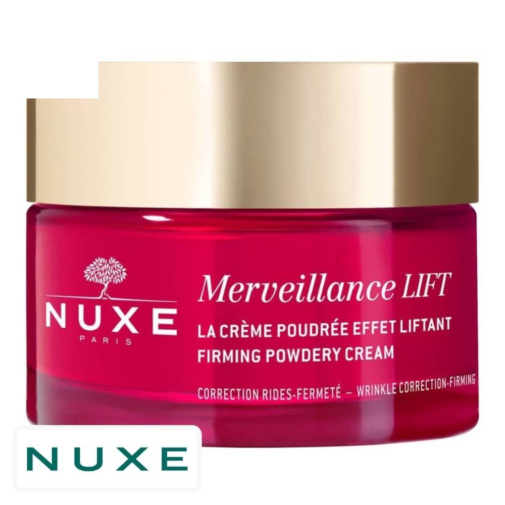 nuxe – merveillance lift la creme poudree effet liftant rides et fermete – 50ml