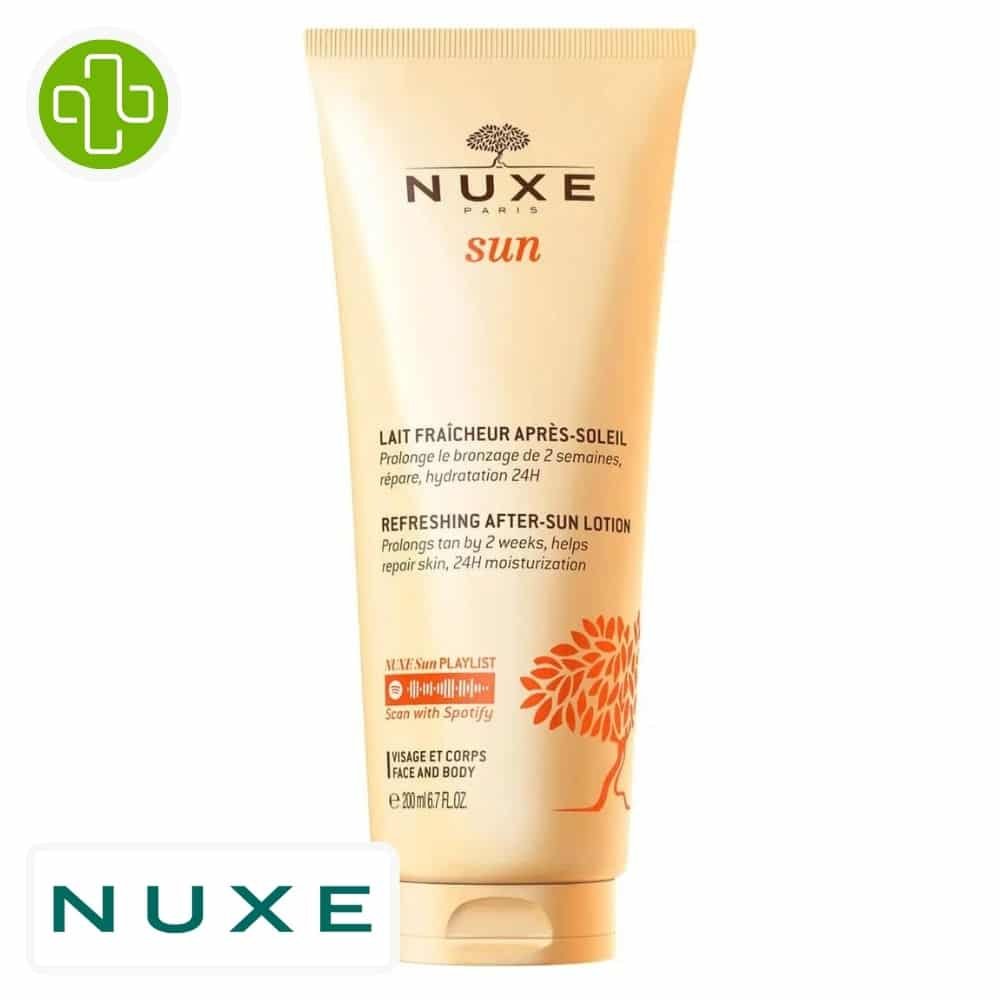 nuxe – sun lait fraicheur apres soleil – 200ml