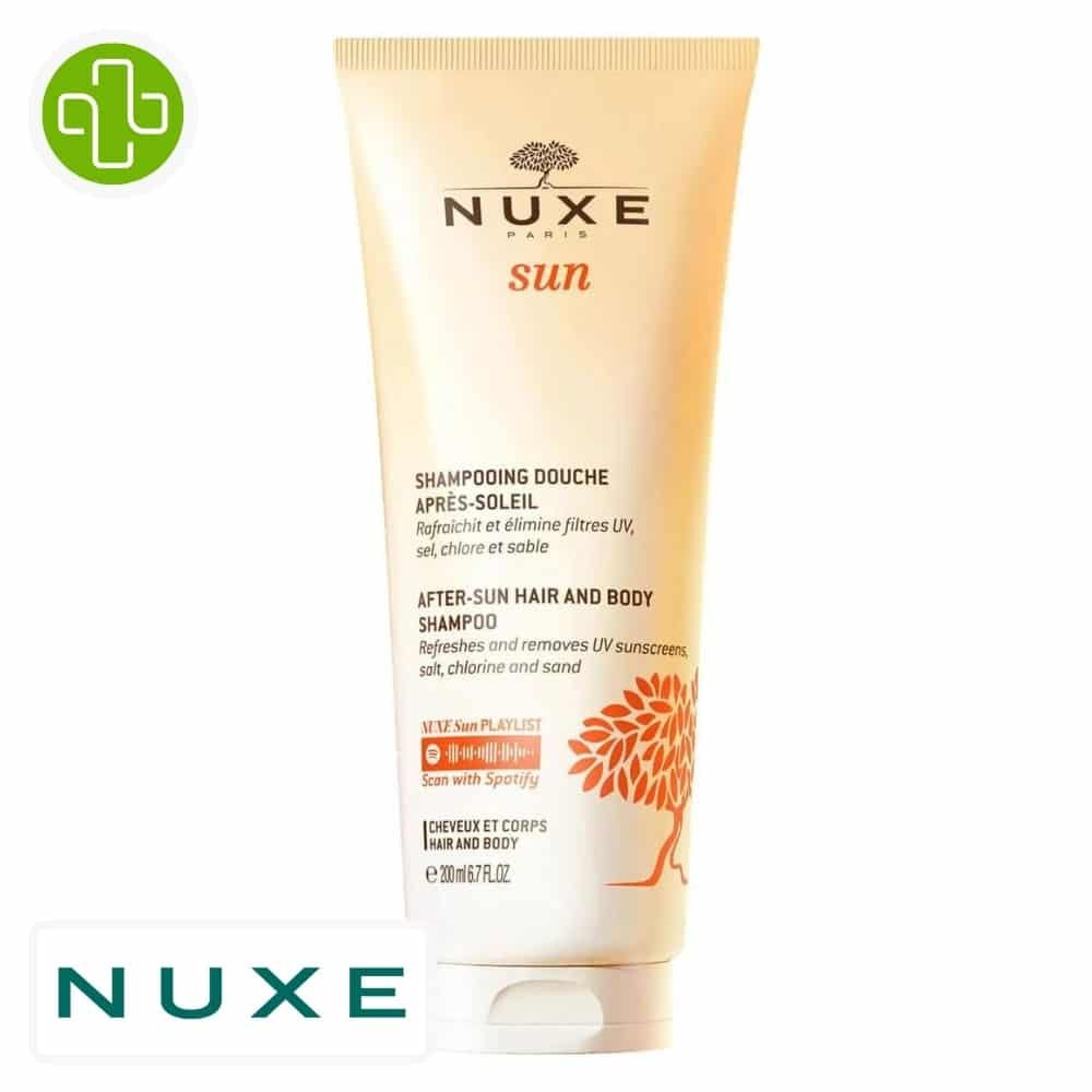nuxe – sun shampoing douche apres soleil – 200ml