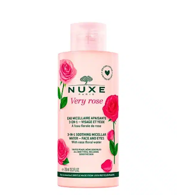 nuxe – very rose eau micellaire apaisante 3 en 1 – 750ml nuxe – very rose eau micellaire apaisante 3 en 1 – 750ml