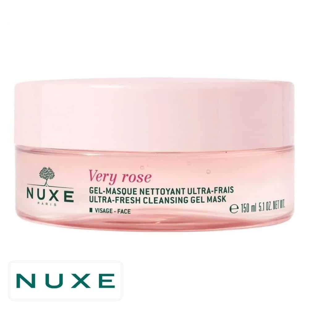 nuxe – very rose gel masque nettoyant ultra frais – 150ml