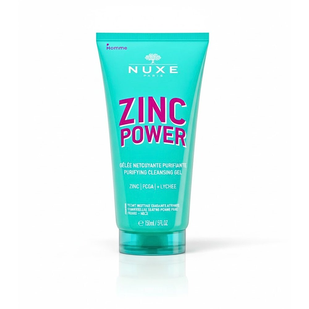 nuxe – zinc power gel nettoyante purifiante – 150ml