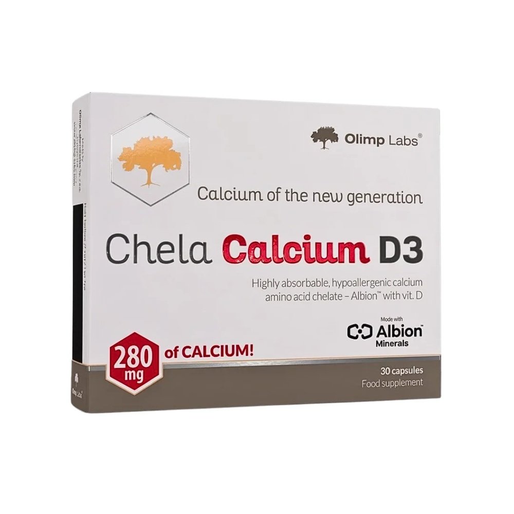 olimp labs – chela calcium d3 280mg de calcium 30 capsules