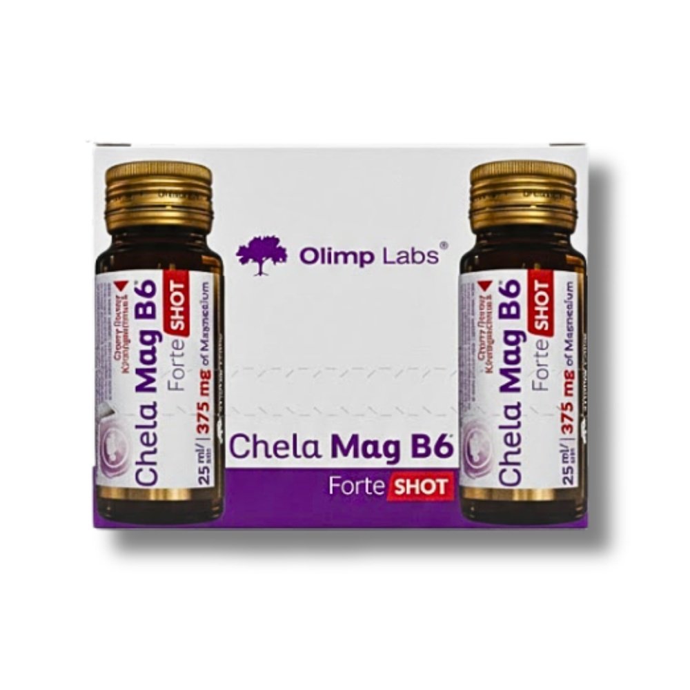 olimp labs – chela mag b6 forte shot cerise – 9x25ml