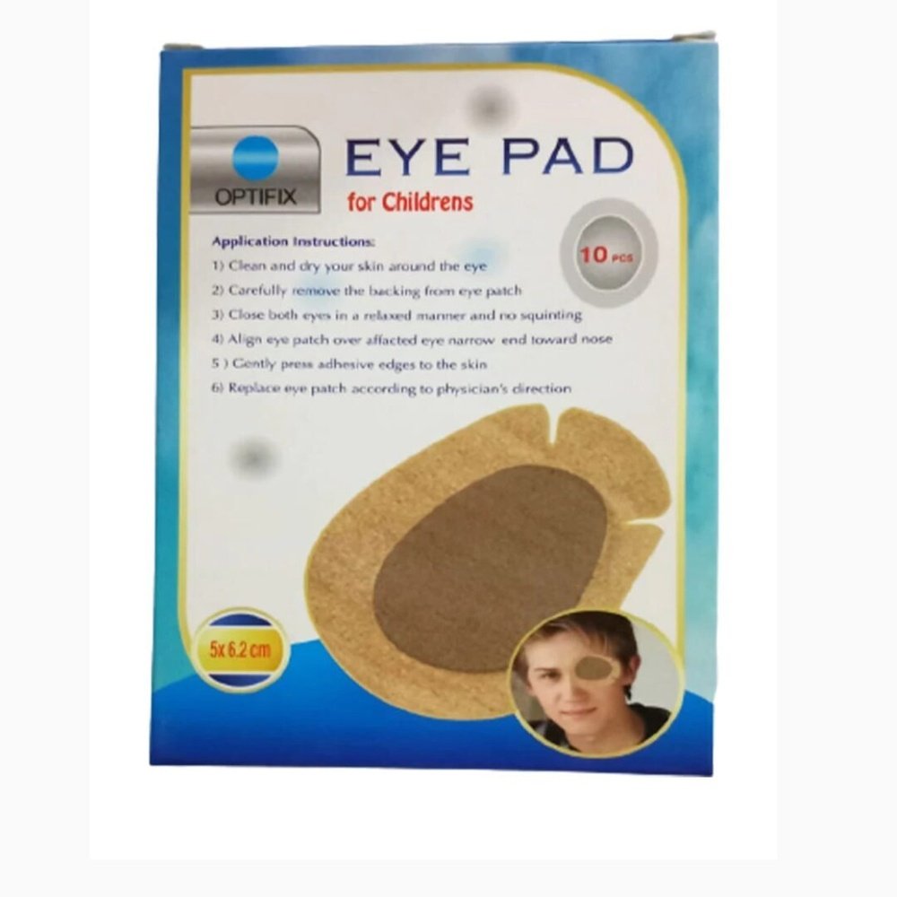 optifix – eye pad enfantts 7*5.4cm 10 pieces