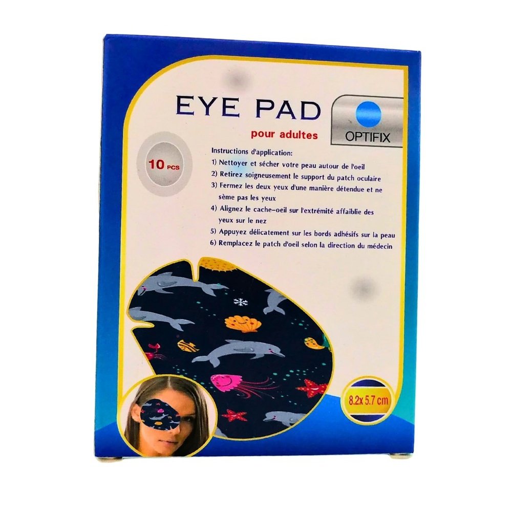 optifix – eye pad for adulte chn 8.2×5.7 10 pieces