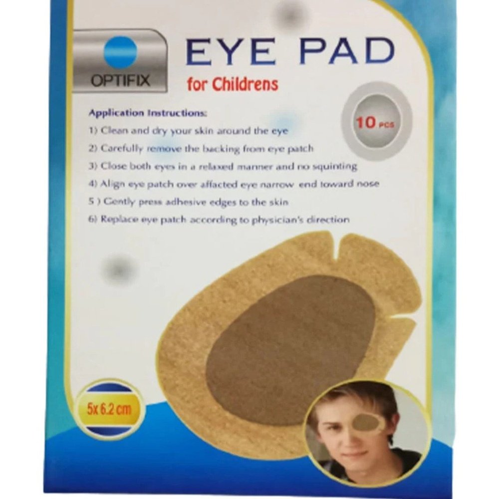 optifix – eye pad for enfant 5×6.2 10 pieces