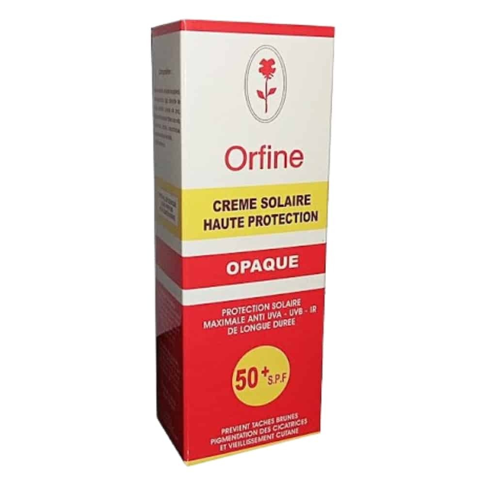 orfine – creme solaire teinte opaque spf50+ – 50ml