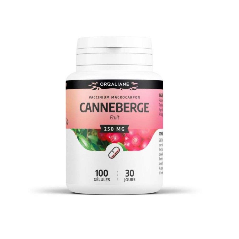 orgaliane – canneberge – 100 gelules