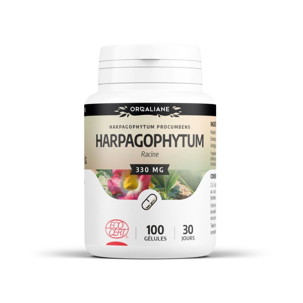 orgaliane – harpagophytum bio – 100 gelules