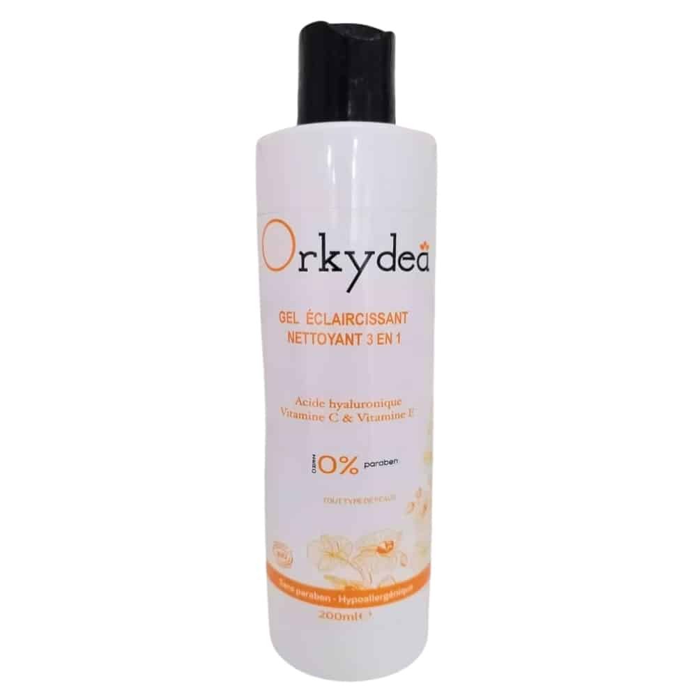 orkydea – gel nettoyant eclaircissant 3en1 – 200ml