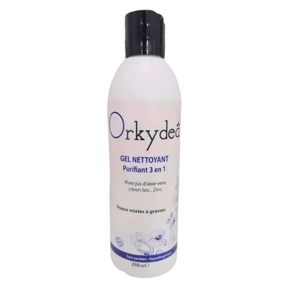 orkydea – gel nettoyant purifiant 3en1 – 250ml