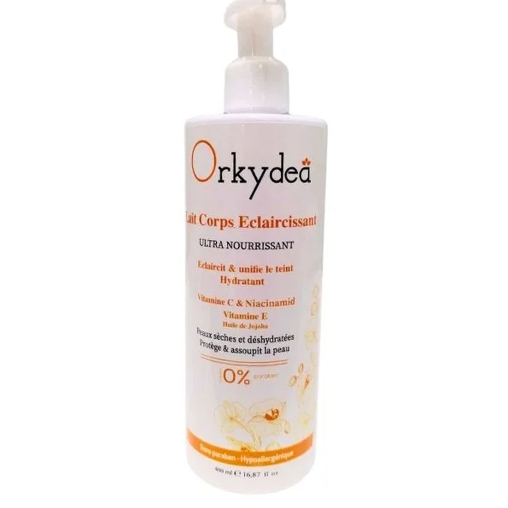 orkydea – lait corps eclaircissant – 400ml