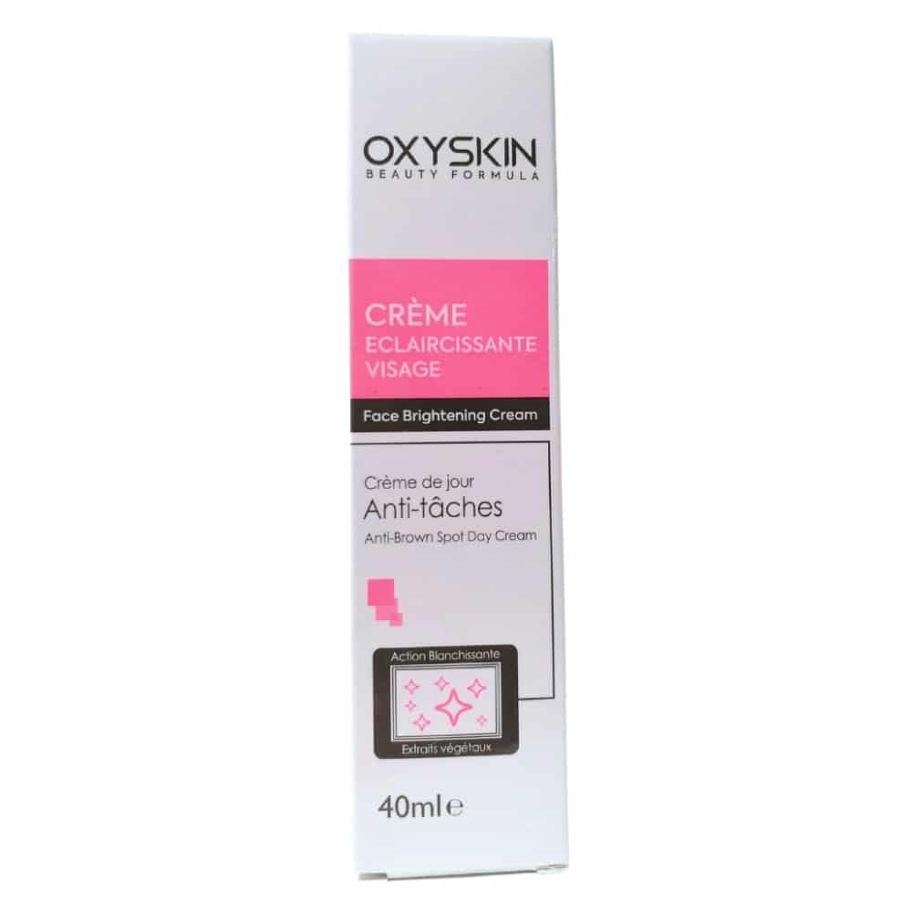 oxyskin – creme eclaircissante de jour anrti taches – 40ml
